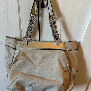 Jennifer Lopez (J Lo) leather beige purse